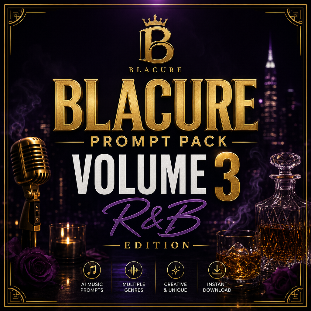 Blacure Prompt Pack R&B Edition · Vol. 3 cover